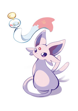 ambiguous_gender duo eye_contact feral forehead_gem forked_tail gem looking_at_another monotone_body pink_body purple_eyes quadruped shadow simple_background sitting tail unusual_anatomy unusual_tail white_background komanyachi nintendo pokemon chimecho eeveelution espeon generation_2_pokemon generation_3_pokemon pokemon_(species) absurd_res cel_shading colored digital_drawing_(artwork) digital_media_(artwork) hi_res shaded