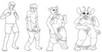 4_arms antennae_(anatomy) antennae_growth anthro arm_growth balls barefoot base_one_layout basic_sequence big_breasts biped bodily_fluids breast_growth breasts clothing cum feet female four_frame_image four_frame_sequence gender_transformation genital_fluids genitals growth hair head_tuft human_to_anthro intersex limb_growth linear_sequence male masturbation mtf_transformation multi_arm multi_limb notched_ear one_row_layout penis penis_shrinking pussy shirt slightly_chubby solo species_transformation standing surprise tf_into_fictional_character topwear transformation transformation_sequence tuft weight_gain prurientpie disney lilo_and_stitch prurientpie_(character) stitch_(lilo_and_stitch) alien experiment_(lilo_and_stitch) human mammal 2020 hi_res monochrome sequence