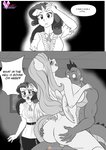 anthro anthro_on_anthro anthro_penetrated anthro_penetrating anthro_penetrating_anthro big_breasts big_butt blush blush_lines bodily_fluids breasts butt butt_grab caught clothed clothing comic dialogue dragon english_text equid equine female female_penetrated fluttershy_(mlp) friendship_is_magic group hand_on_butt hasbro hi_res horn interspecies looking_pleasured male male/female male_penetrating male_penetrating_female mammal muscular muscular_male my_little_pony mythological_creature mythological_equine mythological_scalie mythology nude pegasus penetration pia-sama rarity_(mlp) scalie sex spike_(mlp) sudden tail text unicorn walk-in wings