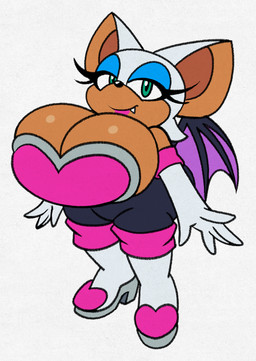anthro armwear big_breasts big_butt boots breasts butt cleavage clothed clothing cute_fangs elbow_gloves fangs female footwear gloves handwear high_heeled_boots high_heels huge_breasts legwear membrane_(anatomy) membranous_wings shoes short_stack solo teeth thigh_boots thigh_highs wings omegasunburst sega sonic_the_hedgehog_(series) rouge_the_bat bat mammal