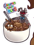 anthro arched_back ass_up big_butt blue_bow bow_tie bowl breasts brown_body brown_eyes bubble_butt buckteeth butt container cutlery dairy_products duo eyelashes female femboy food grey_body imminent_sex kitchen_utensils male male/female milk milk_bath mostly_nude multicolored_body rabbit_ears red_eyes scut_tail short_tail simple_background spoon surprise surprised surprised_expression surprised_face tail teeth tools two_tone_body whiskers white_background white_body nanocorpx cinnamon_toast_crunch five_nights_at_freddy's five_nights_at_freddy's:_help_wanted five_nights_at_freddy's:_security_breach fnaf_vr_help_wanted scottgames steel_wool_studios glitchtrap vanny_(fnaf) lagomorph leporid mammal rabbit 2024 digital_media_(artwork) low_res