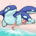 4_toes animal_genitalia animal_penis beach bodily_fluids butt cetacean_genitalia cetacean_penis claws cum cum_in_water dorsal_fin erection feet feral fin genital_fluids genital_slit genitals leaking_cum long_penis looking_up lying male masturbation multicolored_body on_side outside paws penis precum precum_on_self prehensile_penis quadruped question_mark rubbing_penis sand sea seaside solo tail tapering_penis thick_tail thigh_masturbation throbbing throbbing_penis toes two_tone_body two_tone_tail water birdism rivals_of_aether orcane cetacean dolphin hybrid mammal marine oceanic_dolphin orca toothed_whale 1:1 hi_res