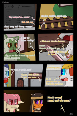 anthro badge book cloth dialogue fantasy freckled_face freckles semi-anthro speech_bubble text vinland nintendo pokemon pokemon_mystery_dungeon spike_chunsoft anders_(infinitydoom) ano_(vinland) brixen_(vinland) gato_(vinland) sebastian_(infinitydoom) audino braixen charmander generation_1_pokemon generation_5_pokemon generation_6_pokemon generation_9_pokemon oshawott pokemon_(species) sprigatito 2:3 absurd_res comic cover_art english_text hi_res story