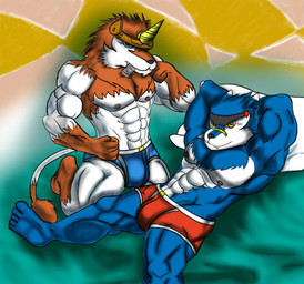 abs anthro bandai biceps big_muscles black_eyes black_nose blue_fur bulge canine clothed clothing digimon dog dorulumon duo fur half-dressed husky looking_at_viewer machgaogamon male male/male mammal muscles sex shinobiya topless underwear were werewolf wolf
Rating: Questionable
Score: 6
User: Shinobiya
Date: April 18, 2012 abs anthro bandai biceps big_muscles black_eyes black_nose blue_fur bulge canine clothed clothing digimon dog dorulumon duo fur half-dressed husky looking_at_viewer machgaogamon male male/male mammal muscles sex shinobiya topless underwear were werewolf wolf
Rating: Questionable
Score: 6
User: Shinobiya
Date: April 18, 2012