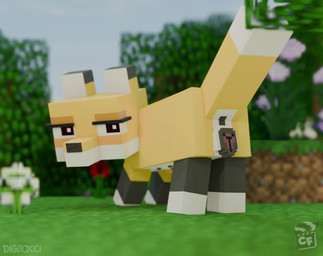 anatomically_correct anatomically_correct_genitalia animal_genitalia animal_vulva anus blush canine_genitalia canine_vulva female feral genitals looking_at_viewer low_poly multi_nipple nipples presenting presenting_vulva solo sound_effects tail vulva wiggle creature_features digitoxici microsoft minecraft mojang xbox_game_studios mango_(digitoxici) canid canine fox fox_(minecraft) mammal animated hi_res short_playtime sound video