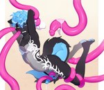 anthro black_lipstick blue_body blue_fur blue_penis fluffy fluffy_tail forced fur genitals humanoid_genitalia humanoid_penis imminent_sex lipstick makeup male penis pink_tentacles rape sex solo tail tentacle_rape tentacle_sex tentacles tentacles_everywhere tentacles_on_male batya alexthedogkin dogkin absurd_res hi_res