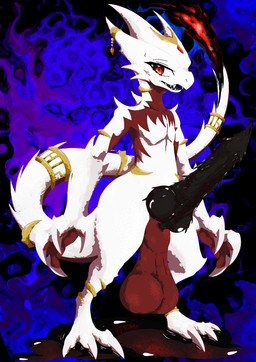 3_toes 4_fingers accessory albino animal_genitalia anthro arm_jewelry balls big_balls big_penis blush blush_lines bottomwear claws clothing colored_fire embarrassed eyeliner fangs feet finger_claws fingers fire flaming_tail furgonomics gem genitals glistening glistening_genitalia glistening_penis horn horn_jewelry huge_balls huge_penis hyper hyper_balls hyper_genitalia hyper_penis jewelry knot knotted_penis loincloth looking_away makeup male open_mouth penile_spines penis pupils red_body red_eyes red_scales ring ring_(jewelry) saggy_balls scales sheath shy slit_pupils solo tail tail_accessory tail_jewelry tail_ring teeth toe_claws toes white_body white_scales wide_hips shadowsoulful nintendo pokemon aghanashi_(shadowsoulful) fan_character charmeleon generation_1_pokemon lizard pokemon_(species) reptile scalie absurd_res cel_shading hi_res lineless shaded