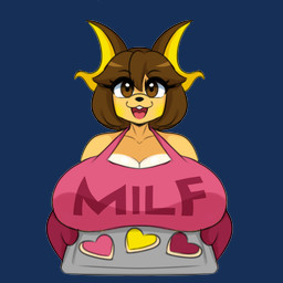 anthro big_breasts breasts cleavage clothed clothing cookie female food handwear huge_breasts oven_mitts solo i_am_kat95 nintendo pokemon julia_sparks_(faelocke) generation_1_pokemon pokemon_(species) raichu 1:1 absurd_res alpha_channel hi_res