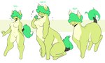 anthro breasts female feral food solo transformation transformation_sequence corromon corro_(corromon) taur absurd_res hi_res sequence