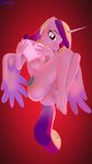 anthro anthrofied barefoot bent_legs big_breasts breasts cutie_mark feet female genitals heart_symbol holding_heart holding_object horn labia_minora looking_at_viewer nipples nude pussy simple_background solo wings antonsfms friendship_is_magic hasbro my_little_pony mythology princess_cadance_(mlp) equid equine mammal mythological_creature mythological_equine winged_unicorn 3d_(artwork) 4k 9:16 absurd_res digital_media_(artwork) hi_res source_filmmaker_(artwork)