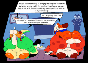 anal anal_penetration anthro anthro_penetrated anus areola armless ass_up backsack balls big_balls big_breasts big_butt big_penis black_clothing black_eyes black_hat black_headwear black_text blue_clothing blue_hoodie blue_shirt blue_topwear bottomless bottomless_male breasts brown_areola brown_body brown_ears brown_fur brown_nipples butt clock clothed clothed/nude clothing competition dialogue eyes_closed eyewear fangs female female_on_bottom female_penetrated from_behind_position fur genitals glasses green_body green_scales group group_sex hair hat headgear headwear hoodie huge_breasts huge_butt huge_penis humanoid_genitalia humanoid_penis inside interspecies larger_female larger_sub long_neck male male/female male_on_top male_penetrating male_penetrating_female markings multicolored_body multicolored_fur navel nipples non-mammal_breasts non-mammal_nipples nude nude_female on_bottom on_top open_mouth open_smile orange_areola orange_body orange_fur orange_hair orange_nipples orange_tail parallel_sex partially_clothed penetration penile penile_penetration penis penis_in_ass perching_position picture_frame rear_view scales sex sexual_competition shirt size_difference small_top_big_bottom smaller_male smile speech_bubble submissive tail tail_grab tail_markings talking_to_another tan_balls tan_breasts tan_penis teeth text thick_thighs topwear two_tone_body vein veiny_penis vulva white_body white_fur white_tail window x_anus x_navel yellow_body yellow_scales superiorfox third-party_edit kit-cat_klock brew_dafox_(superiorfox) gravy_dafox_(superiorfox) lucy_swallows soups_(superiorfox) canid canine canis fox mammal red_fox reptile scalie snake true_fox 2026 2d_animation aliasing animated digital_media_(artwork) english_text frame_by_frame loop father_(lore) father_and_child_(lore) father_and_son_(lore) incest_(lore) mother_(lore) mother_and_child_(lore) mother_and_son_(lore) parent_(lore) parent_and_child_(lore) parent_and_son_(lore) son_(lore)