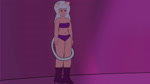 anthro clothed clothing dancing female looking_at_viewer pole pole_dancing simple_background smile solo tally bigandbounce felid feline mammal 16:9 2d_animation animated hi_res short_playtime sound webm widescreen