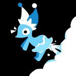 anthro biped blue_body clothing dress fart fart_cloud fart_fetish female fool's_hat hat headgear headwear simple_background solo steam surprise surprised_expression transparent_background water anonymous_artist deltarune undertale_(series) darkner elemental_creature mizzle_(deltarune) water_creature 1:1 2d_animation aliasing alpha_channel animated digital_media_(artwork) short_playtime
