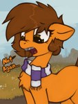 braces female feral scarf solo marsminer hasbro my_little_pony fan_character venus_spring earth_pony equid equine horse mammal pony hi_res