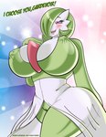 big_breasts breasts butt clothed clothing female genitals heart_eyes heart_symbol huge_breasts looking_at_viewer nipple_outline nipples pussy red_eyes solo thick_thighs deaddog2007 krocialblack nintendo pokemon gardevoir generation_3_pokemon humanoid mammal pokemon_(species) absurd_res hi_res