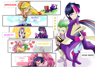 <3 applejack_(mlp) black_eyes blonde_hair blue_eyes blush crossgender cyan_eyes female fluttershy_(mlp) friendship_is_magic green_eyes group hair human humanized male mammal multi-colored_hair my_little_pony open_mouth pink_hair pinkie_pie_(mlp) plain_background purple_hair rainbow_dash_(mlp) rainbow_hair rarity_(mlp) red_eyes smile spike_(mlp) sweat sweatdrop tongue twilight_sparkle_(mlp) white_background xxangeluciferxx
Rating: Safe
Score: 8
User: darknessRising
Date: November 26, 2013