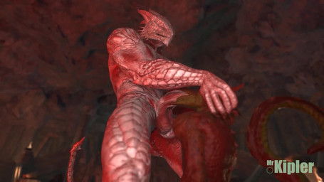 2_horns anthro anthro_on_anthro anthro_penetrated anthro_penetrating anthro_penetrating_anthro anthro_penetrating_male asphyxiation balls bouncing_balls choking choking_on_penis command deep_throat dominant dominant_male duo erection face_slap fellatio forced forced_oral foreskin genitals horn horn_pull humanoid_genitalia humanoid_penis irrumatio larger_dom larger_male low-angle_view male male/male male_penetrated male_penetrating male_penetrating_anthro male_penetrating_male multi_horn muscular muscular_anthro muscular_male muscular_top nude nude_anthro nude_male oral oral_only oral_penetration pecs penetration penile penile_penetration penis penis_in_mouth rape red_body red_scales scales sex size_difference slap smaller_male submissive submissive_male throbbing throbbing_balls throbbing_penis mrkipler spicygaydog_(va) baldur's_gate baldur's_gate_3 dungeons_and_dragons hasbro larian_studios wizards_of_the_coast the_dark_urge_(baldur's_gate) dragonborn_(dnd) kobold scalie 16:9 3d_(artwork) 3d_animation animated digital_media_(artwork) hi_res long_playtime red_theme sound video watermark widescreen