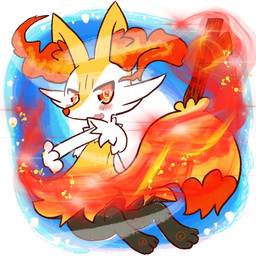 3_fingers 3_toes ambiguous_anthro ambiguous_gender anthro arm_tuft biped black_body blush blush_lines blush_stickers cheek_tuft chest_tuft cute_fangs digitigrade dipstick_tail elemental_manipulation facial_tuft fangs feet fingers fire fire_manipulation fur hip_tuft inner_ear_fluff looking_at_viewer looking_back looking_back_at_viewer markings multicolored_body multicolored_fur nude_ambiguous nude_anthro object_in_tail open_:3 open_mouth orange_body orange_eyes orange_fur orange_inner_ear_fluff orange_nose orange_tail_tip pointy_ears prick_ears rear_view shoulder_tuft simple_background solo spiral tail tail_markings tapering_snout teeth toes tuft two_tone_tail white_body white_fur yellow_body yellow_fur yellow_tail annyui0611 nintendo pokemon braixen canid generation_6_pokemon mammal pokemon_(species) 1:1 2021 digital_drawing_(artwork) digital_media_(artwork) full-length_portrait hi_res japanese_description portrait translated_description