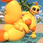 anus areola balls beach big_balls big_breasts big_butt big_penis breasts bubble_butt butt flaccid genitals glistening glistening_areola glistening_balls glistening_breasts glistening_genitalia glistening_nipples glistening_penis gynomorph intersex looking_at_viewer machine nipples orange_areola penis smile solo thick_thighs yellow_body adri164 five_nights_at_freddy's five_nights_at_freddy's_2 scottgames toy_chica_(fnaf) animatronic avian bird chicken galliform gallus_(genus) phasianid robot 1:1 absurd_res hi_res