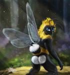 anthro butt insect_wings male solo wings lenika arthropod bee hymenopteran insect 2016