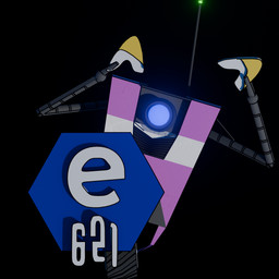 1_eye antenna_wire e621_logo glowing glowing_eyes leaning leaning_sideways machine male not_furry pose posing_for_picture solo wheel comptnt-gooning e621 claptrap g00n-tp_(comptnt-gooning) robot 1:1 3d_(artwork) blender_(artwork) blender_eevee_(artwork) cel_shading digital_media_(artwork) hi_res shaded