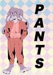 anthro barefoot clothing dotted_background eyebrows feet fur long_ears male pattern_background purple_body purple_fur raised_eyebrow red_clothing red_suit simple_background solo suit text tapirclip pit_fighters paris_(pit_fighters) lagomorph leporid mammal rabbit absurd_res digital_drawing_(artwork) digital_media_(artwork) english_text hi_res huge_filesize