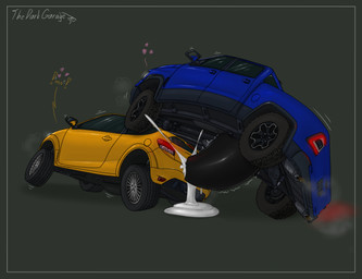 anal anal_penetration big_penis bodily_fluids breath car cum cum_in_ass cum_inside duo ejaculation erection excessive_cum excessive_genital_fluids exhaust exhaust_pipe female female_penetrated feral from_behind_position genital_fluids genitals heart_symbol light_truck machine male male/female male_penetrating male_penetrating_female mechanophilia motion_lines motor_vehicle mounting not_furry orgasm penetration penile penile_penetration penis penis_in_ass pickup_truck sex simple_background stretched_anus truck vehicle thedarkgarage dodge_(brand) dodge_ram ram_trucks renault animate_inanimate living_car living_machine living_vehicle 2025 colored digital_drawing_(artwork) digital_media_(artwork) hi_res shaded signature watermark