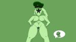 big_breasts breasts clothing dominant dominant_female female first_person_view genitals green_body green_skin hair hat headgear headwear long_hair looking_at_viewer nipples not_furry nude pubes pussy sad simple_background solo standing star standing_tough starbound mrs_bartender alien humanoid novakid 16:9 2016 digital_media_(artwork) wallpaper widescreen