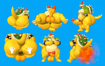 anthro anus backsack balls belly big_butt burning butt butt_on_fire crossed_arms fart fire genitals huge_butt lying male on_back overweight pecs penis shell slightly_chubby spread_anus spread_butt spreading standing thick_thighs kanebrentkoopa tecbuttlovefa bowser_day mario_bros mythology nintendo bowser king_koopa dragon dragon_koopa koopa mythological_creature mythological_scalie reptile scalie turtle 3d_(artwork) digital_media_(artwork) hi_res source_filmmaker_(artwork)