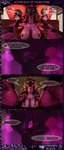 5_fingers anthro areola bed black_body black_horn black_scales breasts castle claws crystal dialogue duo embrace_of_darkness female female/female female_on_top finger_claws fingers furniture hair horn hug humanoid_hands inside long_hair lying nipples nude nude_anthro nude_female on_back on_top pink_body pink_eyes pink_hair scales selfcest square_crossover striped_body stripes text unknownplaces xpasha122x petruz_(modeler) mythology agape_(petruz) dragon mythological_creature mythological_scalie reptile scalie 3d_(artwork) absurd_res comic digital_media_(artwork) english_text hi_res