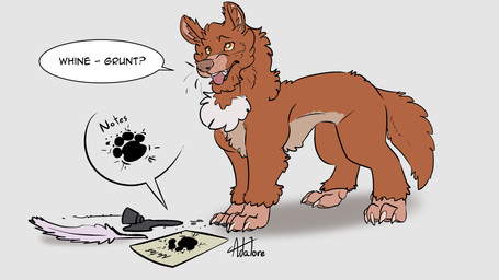 anthro anthro_to_feral brown_body brown_fur claws feral full_foot_pawpads fur hypnosis identity_death ink inkwell loose_feather male mid_transformation mind_control orange_eyes paper paws pink_body pink_skin plantigrade quill rat_tail tail tan_body tan_fur teeth_showing transformation transformation_sequence white_body white_fur adalore warhammer_(franchise) warhammer_fantasy stakch stakch_(razim) mammal murid murine rat rodent skaven 16:9 2024 hi_res widescreen