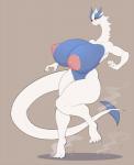 anthro anthrofied big_breasts breasts feet female hair huge_breasts hyper hyper_breasts nipples nude pokemorph simple_background solo standing tail thick_thighs conditional_dnp wyntersun nintendo pokemon kaijumi generation_2_pokemon legendary_pokemon lugia pokemon_(species) hi_res