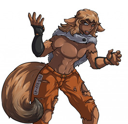 armor bottomwear clothing fluffy fluffy_tail fur fur_cloak grey_eyes hair looking_at_viewer male orange_body orange_bottomwear orange_clothing orange_fur orange_hair orange_pants pants simple_background solo standing tail torn_bottomwear torn_clothing torn_pants vambrace white_background adjatha trials_in_tainted_space r.k._lah animal_humanoid ausar canid canid_humanoid canine canine_humanoid dog_humanoid humanoid mammal mammal_humanoid 2017 hi_res story story_in_description