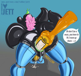 amputee anal_sheath bdsm bitchsuit bondage bondage_gear bound clothing costume disability drone feral feral_replacement_limb fursuit latex latex_clothing latex_skinsuit limb machine mecha mechanical_arm perma permanent petplay portal portal_ring prosthetic prosthetic_arm prosthetic_leg prosthetic_limb puppyplay quad quadruped quadsuit ring roleplay skinsuit text tight_clothing rubberjett absurd_res english_text hi_res