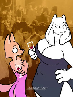 alcohol anthro beverage big_breasts bodily_fluids breasts bubble cleavage clothed clothing container crying cup dancing dialogue dress drinking_glass drunk drunk_bubble female glass glass_container glass_cup group hair machine singing substance_intoxication tears wine wine_glass aabramsart dreamworks five_nights_at_freddy's five_nights_at_freddy's:_security_breach hellaverse helluva_boss looney_tunes losercity mythology nickelodeon nintendo parks_and_recreation scottgames sega sonic_the_hedgehog_(series) spongebob_squarepants star_fox steel_wool_studios the_bad_guys undertale_(series) warner_brothers diane_foxington krystal_(star_fox) lola_bunny loona_(helluva_boss) rouge_the_bat roxanne_wolf sandy_cheeks toriel animatronic bat boss_monster_(undertale) canid canid_demon canine canis demon fox hellhound lagomorph leporid mammal mythological_canine mythological_creature rabbit robot robot_anthro rodent sciurid tree_squirrel wolf 2025 2d_animation 3:4 animated crossover digital_media_(artwork) long_playtime sound