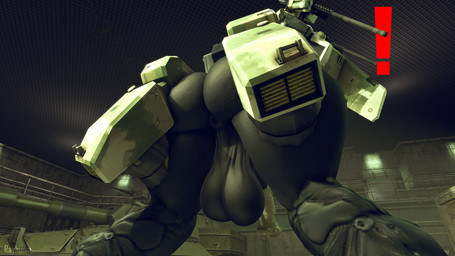 anus armored_vehicle backsack balls big_balls big_butt big_penis butt cannon exclamation_point genitals looking_at_viewer machine male not_furry penis presenting presenting_hindquarters ranged_weapon rear_view solo tank_(vehicle) thick_thighs turret vehicle weapon rayhuma konami metal_gear animate_inanimate gekko_(metal_gear_solid) humanoid living_machine living_weapon robot robot_humanoid 16:9 2022 3d_(artwork) 4k absurd_res digital_media_(artwork) hi_res signature source_filmmaker_(artwork) widescreen