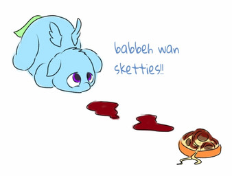 ambiguous_feral ambiguous_gender baby_talk blue_body blue_fur blue_text blue_wings bowl container dialogue featureless_feet featureless_hands feet feral food fur green_tail happy looking_up lying misleading_thumbnail monotone_body monotone_fur neonate on_front pasta pet_bowl purple_eyes solo spaghetti tail text wings young young_ambiguous young_feral carpdime fluffy_pony mythology equid equine fluffy_pony_(species) mammal mythological_creature mythological_equine pegasus digital_media_(artwork) flat_colors