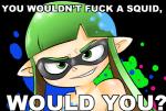 areola bangs breasts eyebrows female green_eyes green_hair hair humanoid_pointy_ears long_hair looking_at_viewer nipples paint pale_skin pink_areola pointy_ears short_bangs small_breasts smile solo teeth text rivojunior-iego_(artist) nintendo splatoon animal_humanoid cephalopod cephalopod_humanoid human humanoid inkling mammal marine marine_humanoid mollusk mollusk_humanoid alpha_channel english_text lol_comments meme