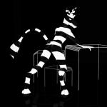 female genitals nude presenting psychedelic pussy raised_tail solo tail direfloof epilepsy_warning equustra_(ecmajor) equid equine horse mammal zebra 1:1 3d_(artwork) 3d_animation animated digital_media_(artwork) loop monochrome short_playtime