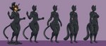 2015 anthro balls basic_sequence big_breasts breasts bulge domestic_cat english_text felid feline felis female five_frame_image five_frame_sequence gender_transformation genitals goo_transformation hi_res latex linear_sequence male mammal mtf_transformation multi_frame_sequence nipples roki rokiloki sequence sex_doll solo text transformation transformation_sequence wide_hips