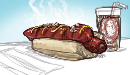cannibalism castration character_prepared_as_food cock_and_ball_torture cooking food genital_mutilation genital_torture genitals gore hot_dog implied_cannibalism implied_castration implied_penectomy male mutilation penectomy penis penis_hot_dog severed_body_part zero_pictured lenexwants