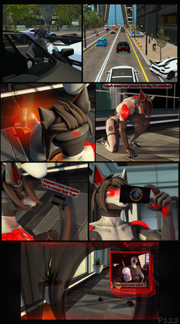 5_fingers anthro building burning car card city city_background clothed clothed_anthro clothed_female clothed_male clothing cybernetics detailed_background dialogue duo female fingers fur glowing grey_body grey_fur grey_hair group hair humanoid_hands inside long_hair machine male multicolored_body multicolored_fur outside plant road short_hair solo speech_bubble street synthetic text tree vehicle walking white_body white_fur xpasha122x petruz_(modeler) unauthorized_life amelia_(petruz) nyx_(petruz) android canid canine canis cyborg jackal mammal marine pinniped robot seal 3d_(artwork) absurd_res comic digital_media_(artwork) english_text hi_res huge_filesize