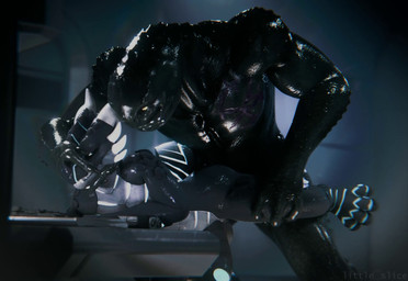 abdominal_bulge anal anal_penetration anthro belly chest_scar duo erection foreskin from_behind_position genitals grunting holding_leg holding_mouth male muscular muzzling nude penetration penis questionable_consent rough_sex scar sex spacecraft spaceship_interior vehicle wince littleslice-sfm spicygaydog_(va) halo_(series) microsoft mythology xbox_game_studios arbiter_(halo) xero_(captainscales) alien dragon mythological_creature mythological_scalie sangheili scalie animated hi_res short_playtime sound video
