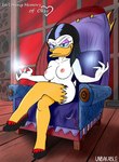 5_fingers anthro areola armchair arms_bent beak big_beak big_breasts big_eyes big_nipples biped black_eyebrows black_hair blue_eyes blue_sclera breasts chair clothing collarbone crossed_legs detailed_background eyebrows eyelashes eyelids eyeshadow feathers female female_anthro fingers floor footwear footwear_only furniture glistening glistening_areola glistening_beak glistening_eyelids glistening_nipples hair heart_symbol high_heels high_heels_only inside internal_wall iris long_eyelashes looking_at_viewer makeup mostly_nude mostly_nude_anthro mostly_nude_female mouth_closed multicolored_clothing multicolored_footwear nipples non-mammal_breasts non-mammal_nipples on_chair pink_areola pink_nipples pose pupils purple_eyeshadow shadow shoes short_hair sitting sitting_on_armchair sitting_on_chair smile smiling_at_viewer smirk smirking_at_viewer solo straight_hair text thick_thighs three-quarter_view two_tone_clothing two_tone_footwear two_tone_high_heels wall_(structure) white_body white_breasts white_feathers white_heart white_text window wood wood_floor yellow_beak unbakable disney ducktales ducktales_(2017) magica_de_spell anatid anseriform avian bird duck 2023 absurd_res artist_name digital_drawing_(artwork) digital_media_(artwork) english_text hi_res