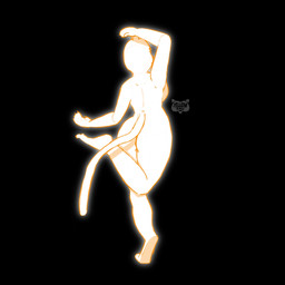 anthro big_breasts big_butt breasts butt casual_nudity claws female fur glowing glowing_body glowing_fur looking_away mouser_(yellowracc) pirouette_(ballet) pose simple_background solo tail thick_thighs yellowracc animal_humanoid cat_humanoid domestic_cat felid felid_humanoid feline feline_humanoid felis humanoid mammal mammal_humanoid hi_res sketch