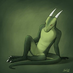 3_toes anthro claws countershading digitigrade featureless_crotch feet green_background green_body green_scales horn looking_at_viewer male nude null presenting scales simple_background sitting solo tail toes yellow_eyes goofle mythology dragon mythological_creature mythological_scalie scalie 1:1 2020 digital_drawing_(artwork) digital_media_(artwork) full-length_portrait green_theme hi_res portrait shaded