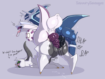 abdominal_bulge anus balls balls_expansion big_balls big_penis bodily_fluids bouncing_balls butt dialogue double_penetration double_vaginal dripping expansion eye_roll eyes_closed feral feral_on_feral genital_expansion genital_fluids genitals group group_sex huge_balls huge_penis knot knotted_penis looking_pleasured onomatopoeia open_mouth penetration penis penis_expansion puffy_anus quadruped saliva saliva_drip saliva_string sex size_difference small_dom_big_sub sound_effects text threesome tongue tongue_out vaginal vaginal_fluid_drip vaginal_fluid_string vaginal_fluids vaginal_fluids_on_penis vaginal_penetration conditional_dnp savourysausages nintendo pokemon arceus dialga generation_4_pokemon legendary_pokemon palkia pokemon_(species) absurd_res hi_res