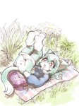 accessory anthro anus blue_body blue_fur blue_hair butt clothed clothing female footwear fur genitals grass hair hair_accessory kemono legwear loli open_mouth outside panties panties_down partially_clothed plant pussy socks solo spread_butt spreading underwear underwear_down young young_anthro young_female 3yo4yo5yo domestic_cat felid feline felis mammal 3:4 hi_res