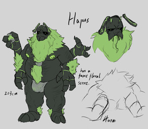 4_arms anthro beard beard_ring bulge clothed clothing detailed_bulge facial_hair male multi_arm multi_limb neck_hair overweight solo underwear underwear_only demonrat hapus_(demonrat) arthropod bee bumble_bee_(species) hymenopteran insect absurd_res hi_res