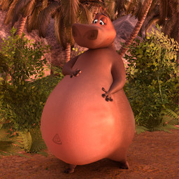 anthro belly big_belly biped brown_eyes casual_nudity featureless_chest female female_anthro huge_belly looking_down navel nude nude_anthro nude_female outdoor_nudity outside plantigrade pregnant smile solo standing three-quarter_view ocsda dreamworks madagascar_(series) gloria_(madagascar) common_hippopotamus hippopotamid mammal 1:1 3d_(artwork) blender_(artwork) digital_media_(artwork) hi_res shaded soft_shading